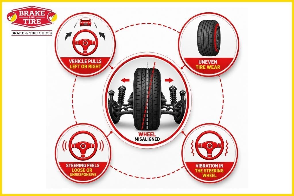 how texas roads & heat destroy your alignment (without you noticing), brake and tire check